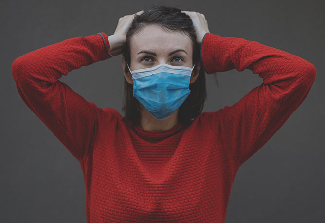 Masked person