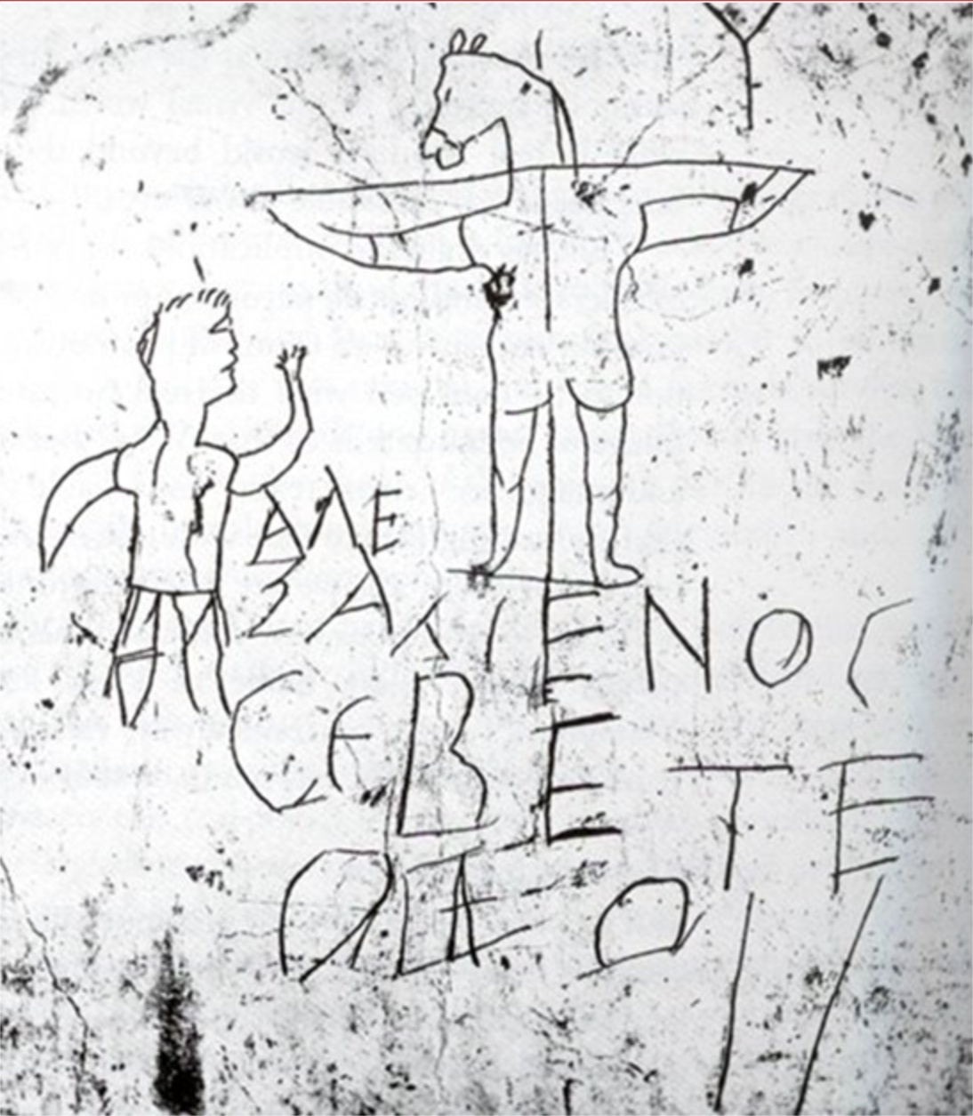 Roman graffiti of Jesus