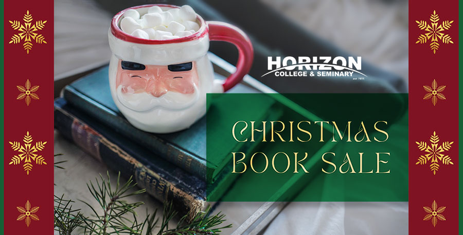 Horizon Saskatoon Christmas book sale poster