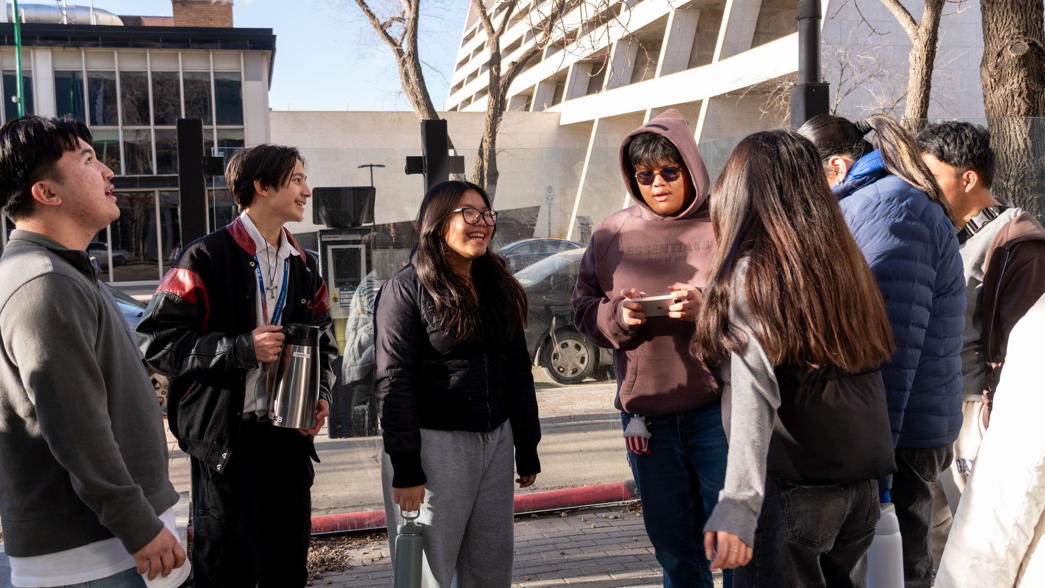 Saturday afternoon downtown Saskatoon evangelism trip